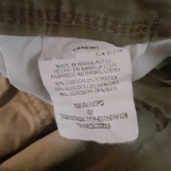 Wrangler Cargo Shorts Mens Size 40 Brown Stretch Outdoor Tactical Ripstop - Picture 6 of 11